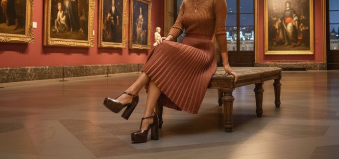 zapatos de charol, el brillo disciplinado del lujo