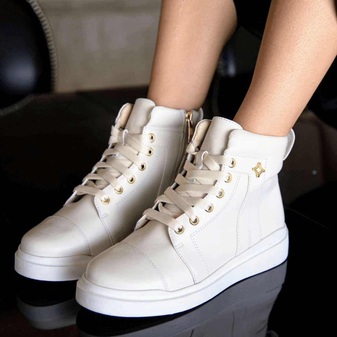 CHIARA 35 - Yogurth Regina Romero Zapato Tenis Urbano Sport Para Dama en Piel