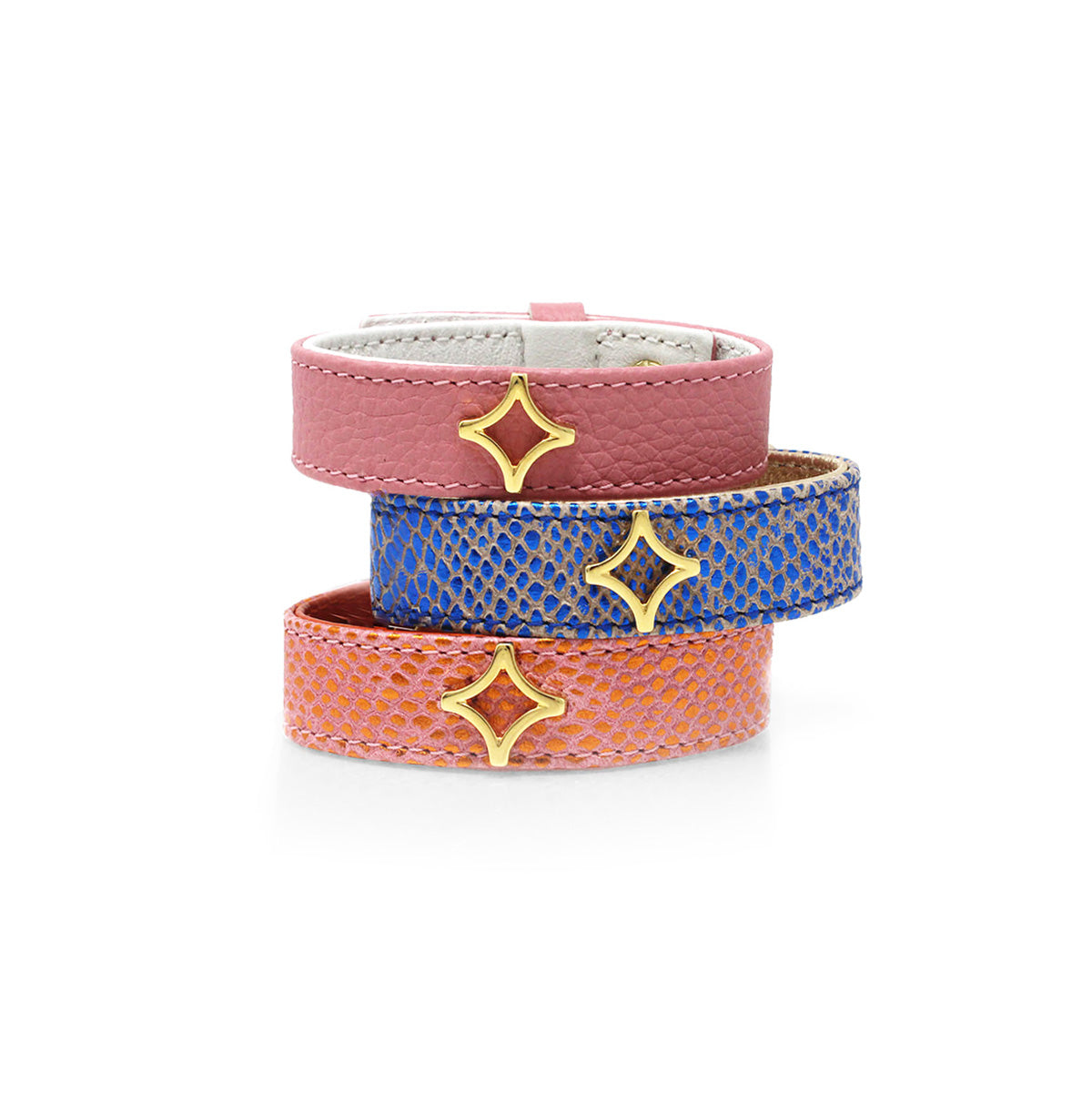 PULSERA - Azul Rey Regina Romero Accesorio Pulsera Para Dama en Piel