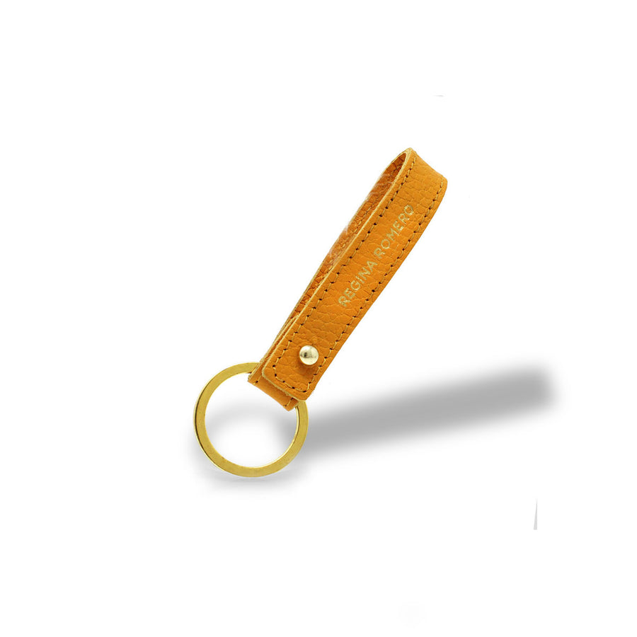LLAVERO - Naranja Regina Romero Accesorio Llavero Para Dama en Piel
