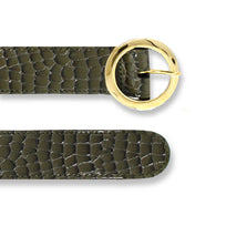 AMY - Verde Regina Romero Accesorio Cinturon Para Dama en Piel
