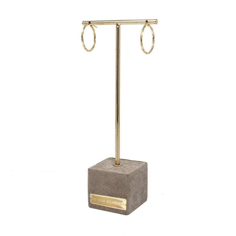 ARETES CAPRI - Dorado Regina Romero Arete Para Dama