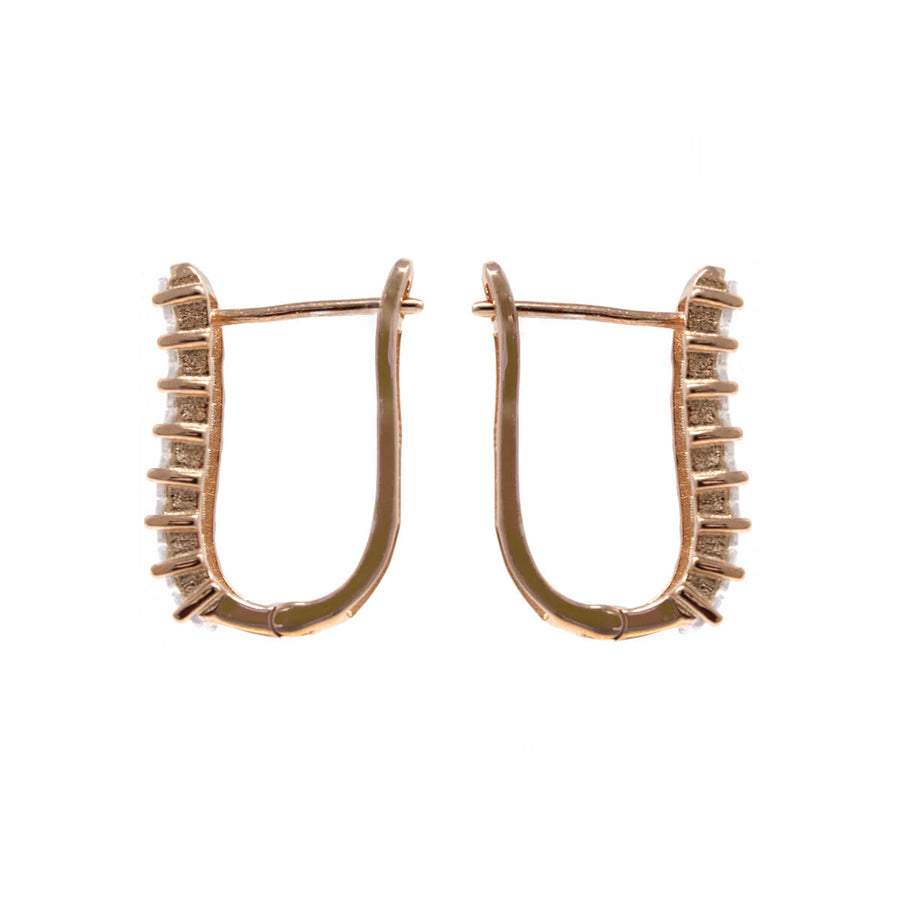 ARETES VIENA - Cristal y Dorado Regina Romero Arete Para Dama