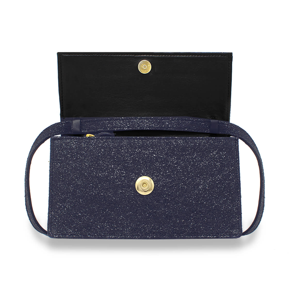 ARTEMISA - Azul Marino Regina Romero Accesorio Cartera Para Dama en Piel