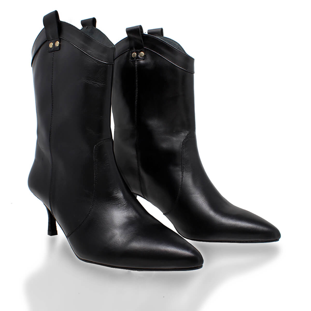 ARANTZA 60 - Negro Regina Romero Zapato Bota Botin Para Dama en Piel