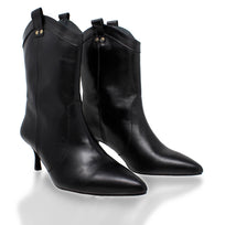 ARANTZA 60 - Negro Regina Romero Zapato Bota Botin Para Dama en Piel