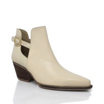 BLAKE 60 - Arena Regina Romero Low Heel Ankle Boot Shoe for Women in Leather