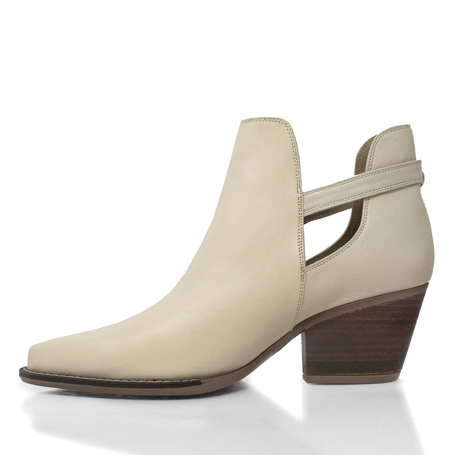 BLAKE 60 - Arena Regina Romero Low Heel Ankle Boot Shoe for Women in Leather