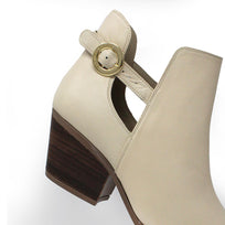 BLAKE 60 - Arena Regina Romero Low Heel Ankle Boot Shoe for Women in Leather