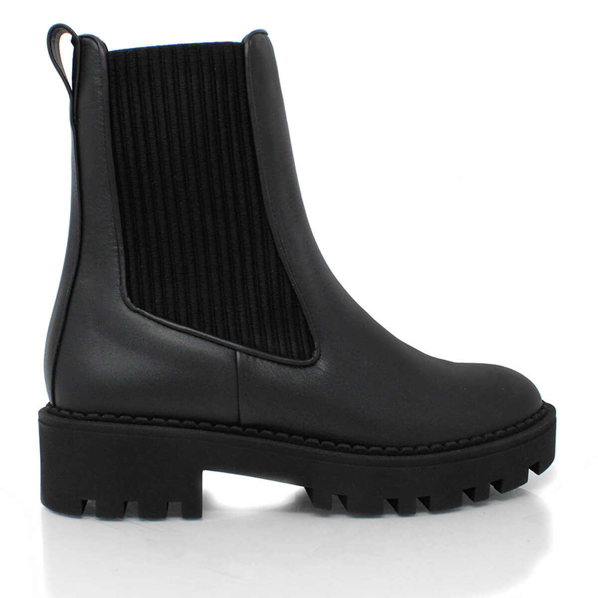 HERA - Negro Regina Romero Zapato Bota Botin Para Dama en Piel