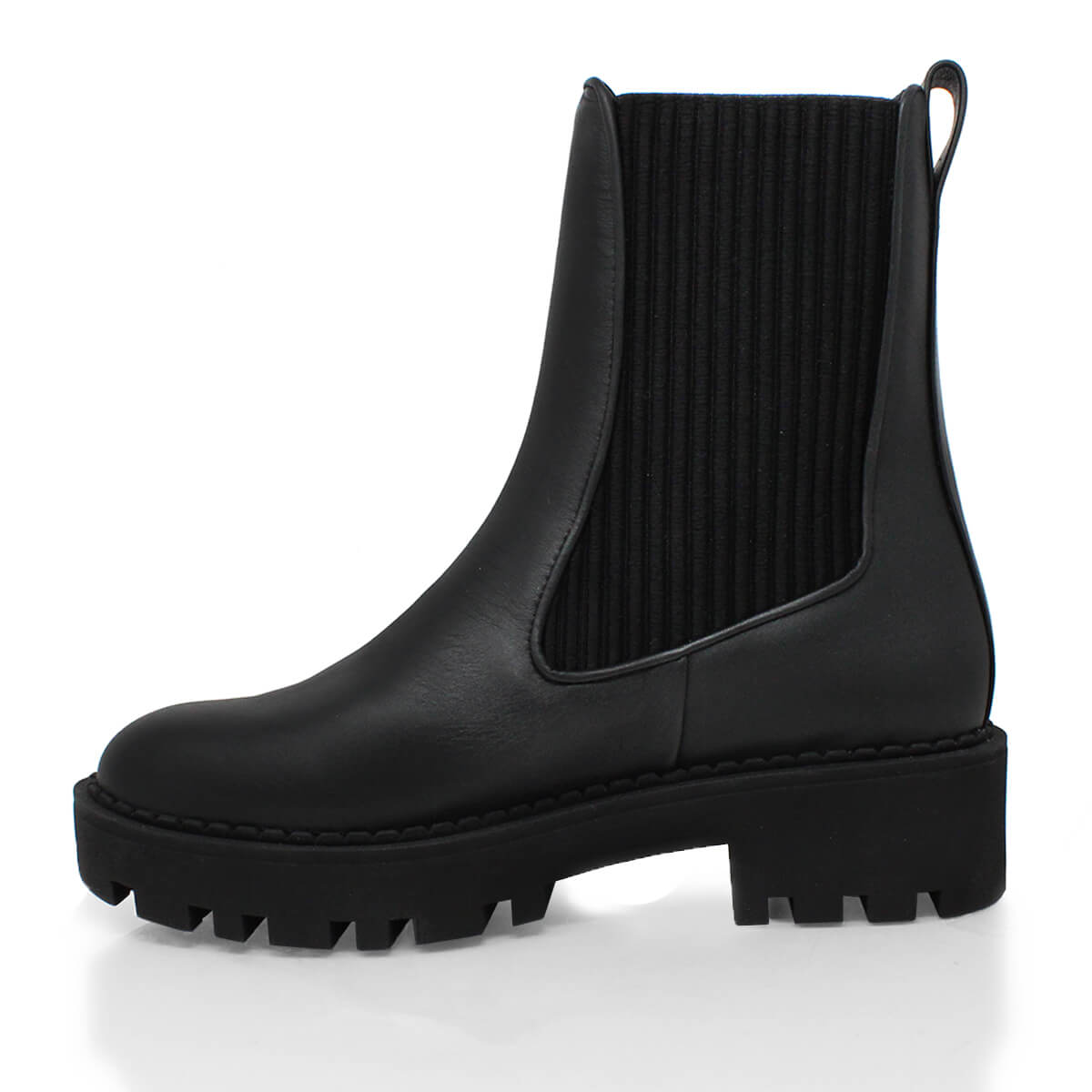 HERA - Negro Regina Romero Zapato Bota Botin Para Dama en Piel