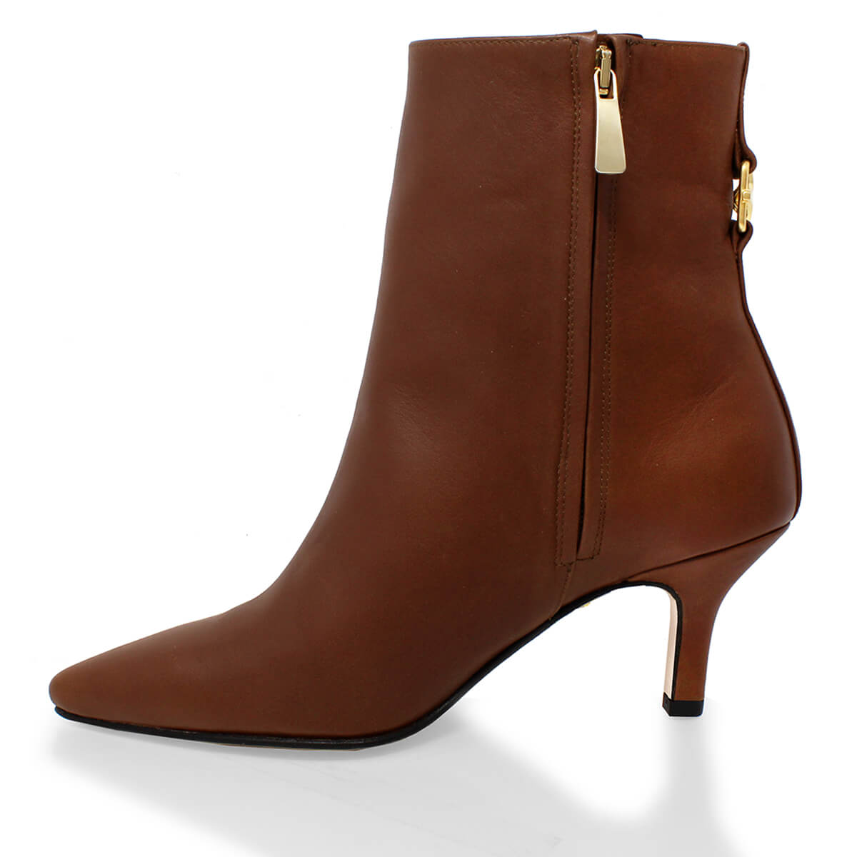 MELANIA 50 - Avellana Regina Romero Zapato Bota Botin Tacon Bajo Para Dama en Piel