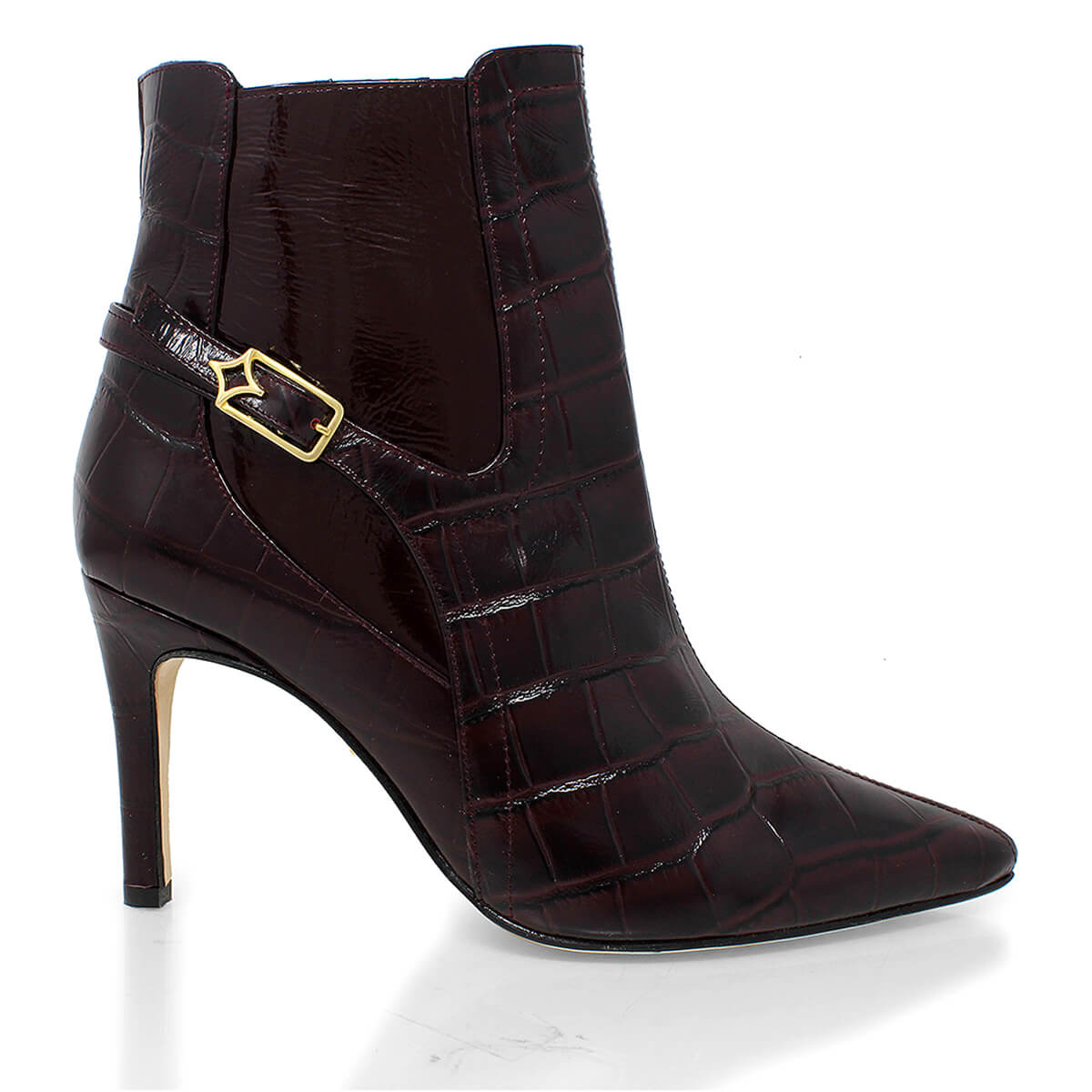 TIZIANA 85 - Vino Regina Romero Zapato Bota Botin Tacon Alto Para Dama en Piel