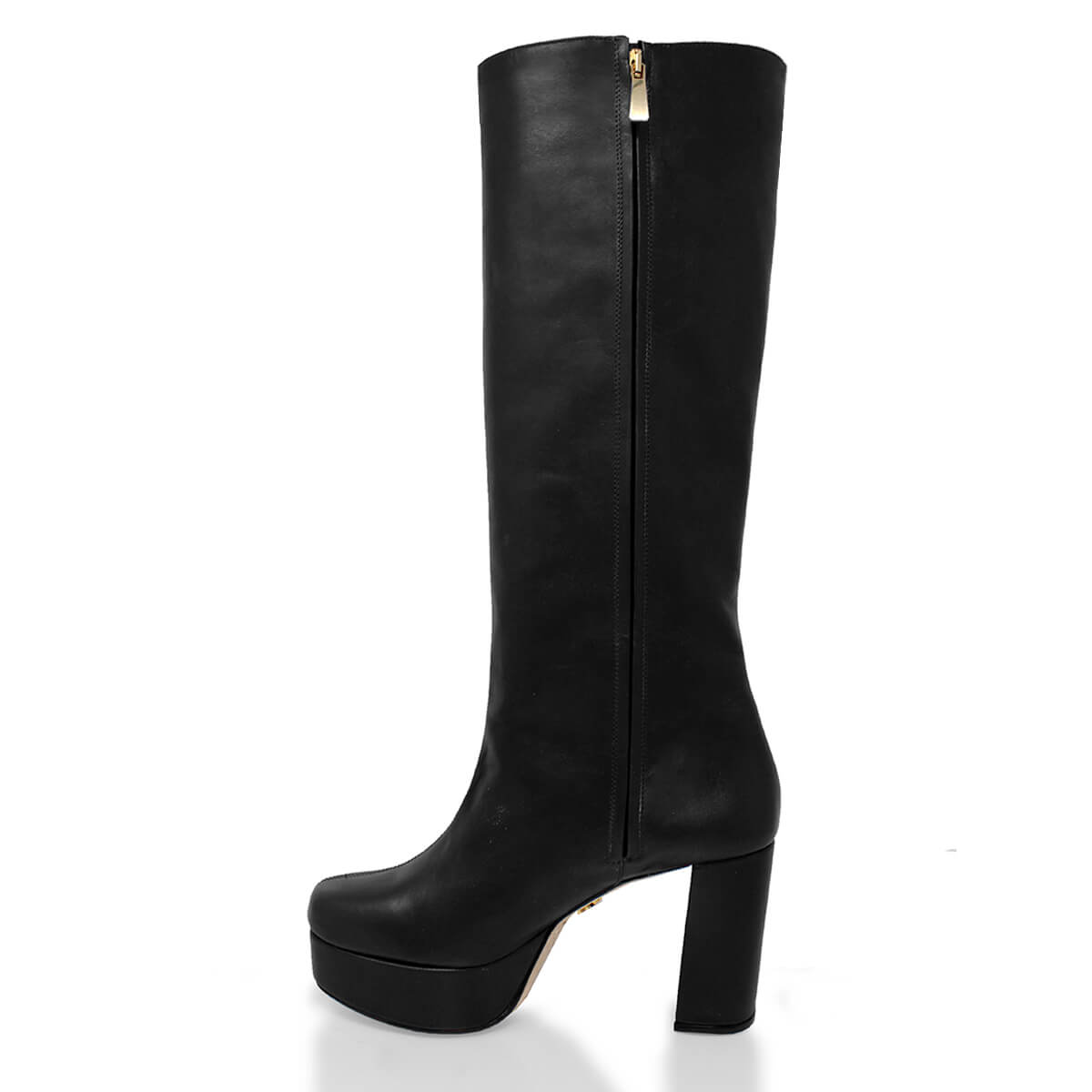 VALQUIRIA 95 - Negro Regina Romero Zapato Zapatilla Tacon Alto Para Dama en Piel