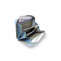 ATENEA - Azul Pastel Regina Romero Accesorio Monedero Para Dama en Piel
