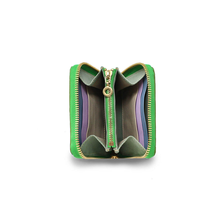 ATENEA - Verde Pastel Regina Romero Accesorio Monedero Para Dama en Piel