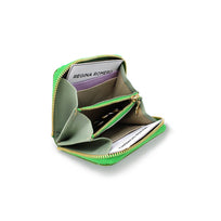 ATENEA - Verde Pastel Regina Romero Accesorio Monedero Para Dama en Piel