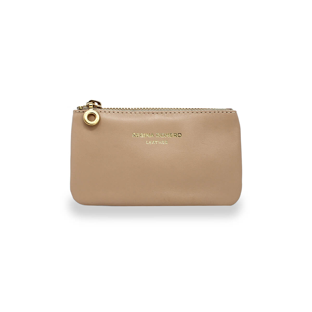 SOPHIE - Beige Regina Romero Accesorio Monedero Para Dama en Piel