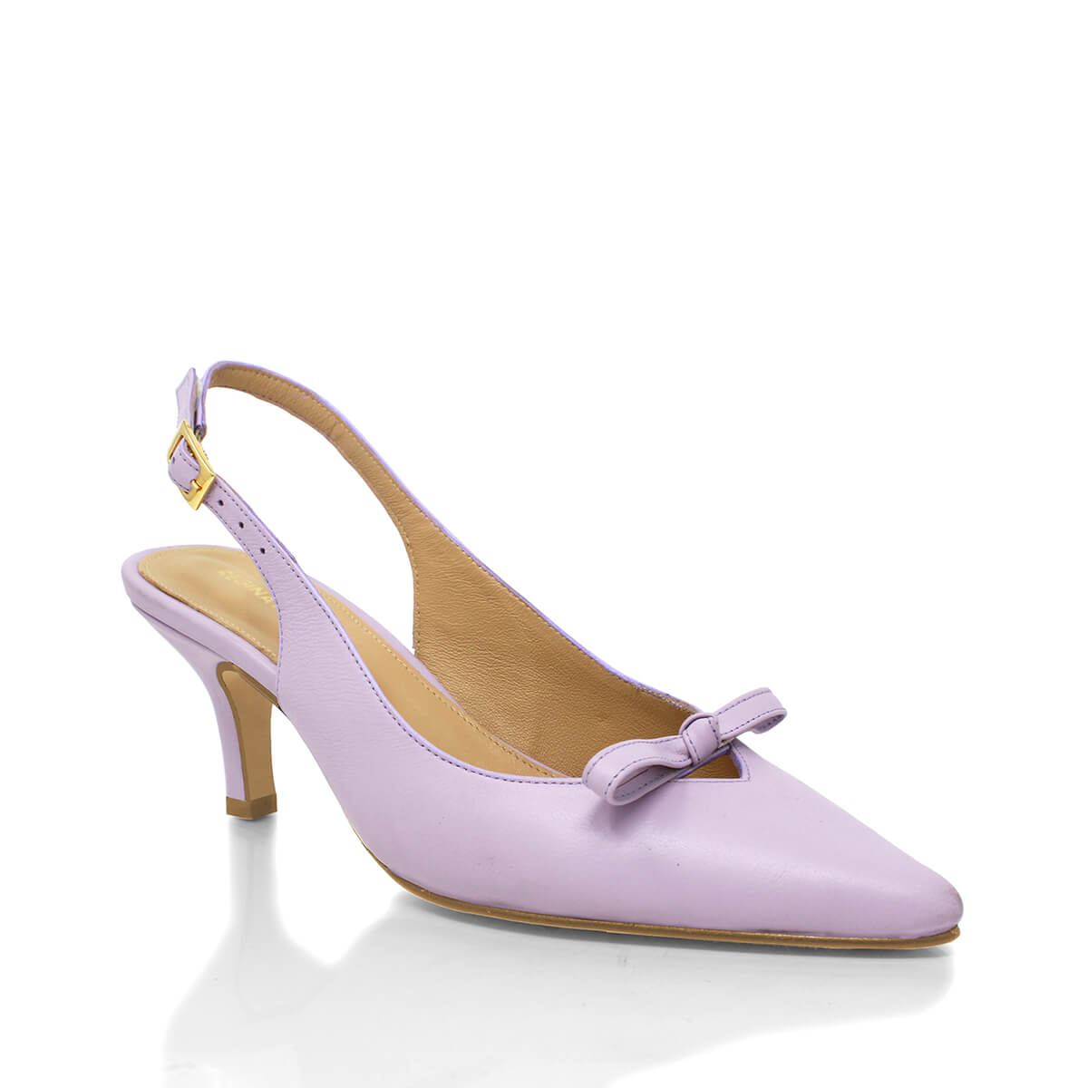 ANAHI 60 - Lila Regina Romero Zapato Sandalia Zapatilla Tacon Bajo Para Dama en Piel