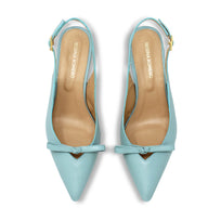 ANAHI 60 - Aqua Regina Romero Zapato Sandalia Zapatilla Tacon Bajo Para Dama en Piel
