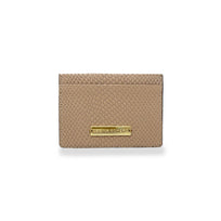 BLISS - Beige Regina Romero Accesorio Tarjetero Para Dama en Piel