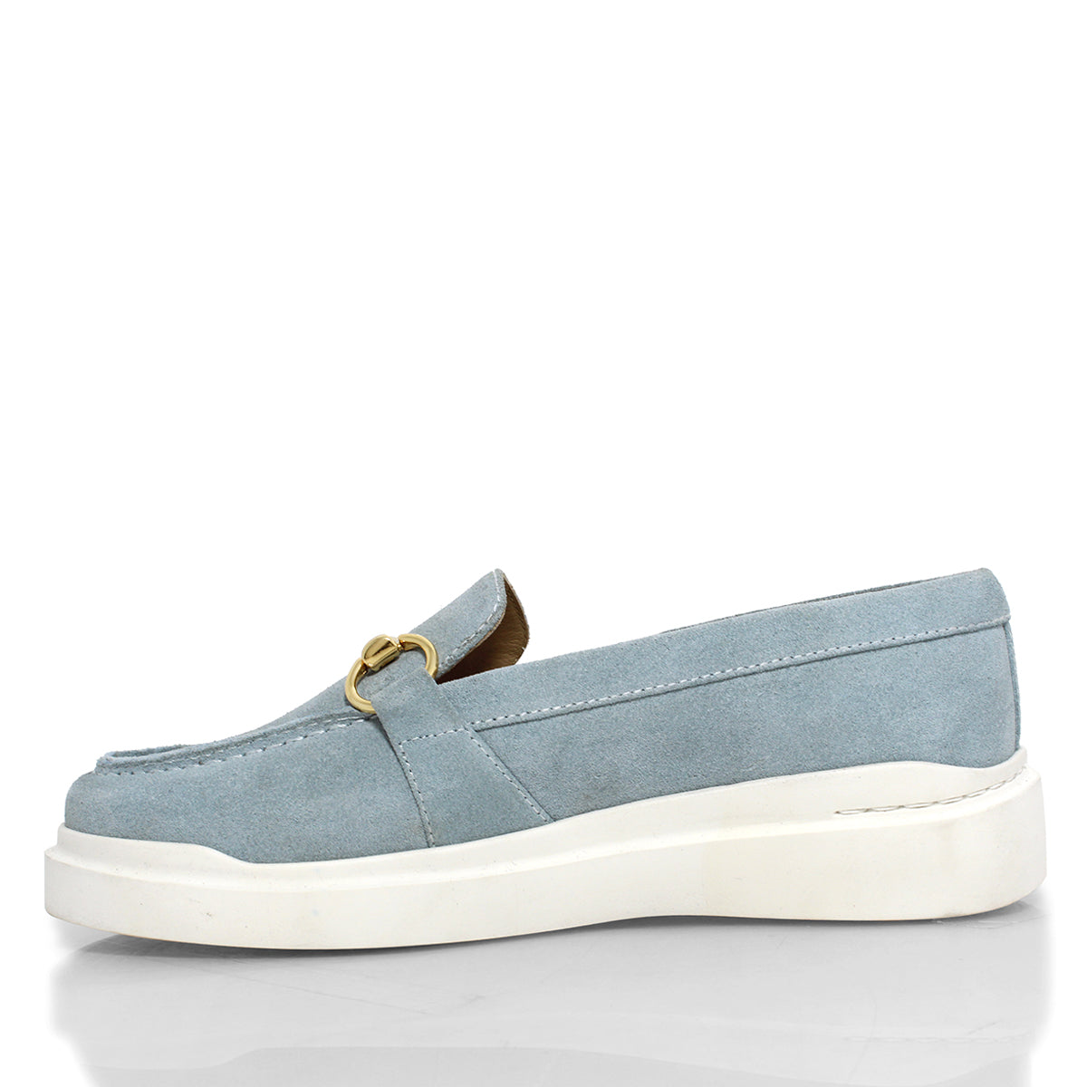 JUDY FLOW - Azul Claro Regina Romero Zapato Tenis Urbano Sport Para Dama en Piel