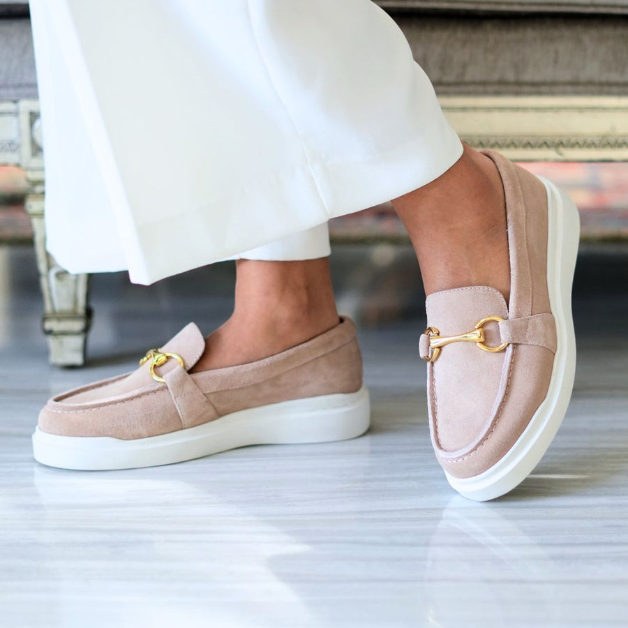 JUDY FLOW - Palo de Rosa Regina Romero Zapato Tenis Urbano Sport Para Dama en Piel