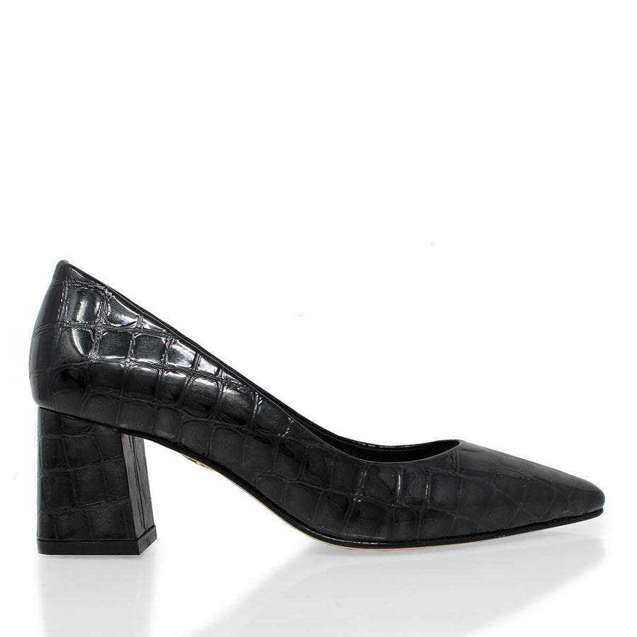TAMARA 50 - Black Regina Romero Low Heel Sneaker for Lady in Leather