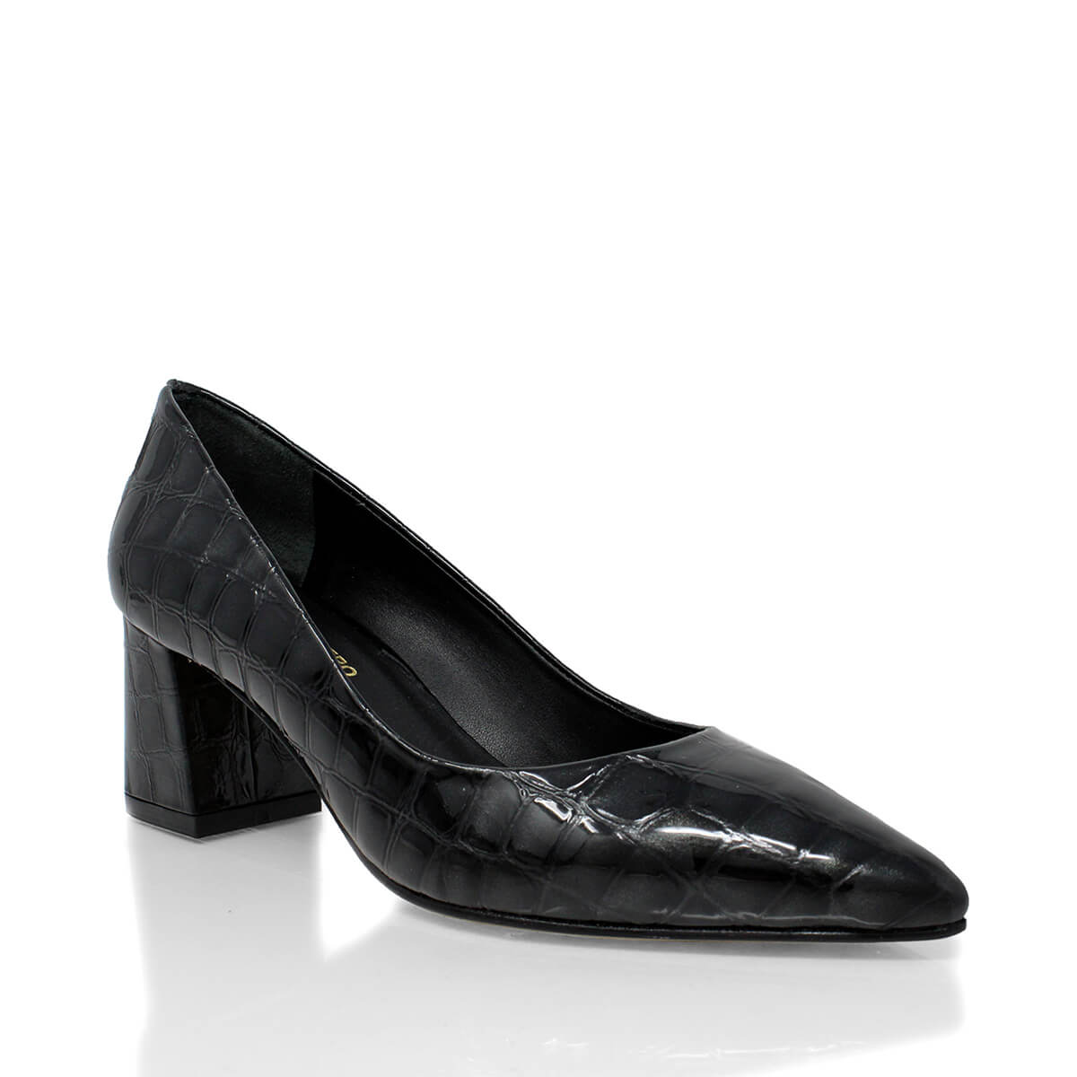 TAMARA 50 - Black Regina Romero Low Heel Sneaker for Lady in Leather