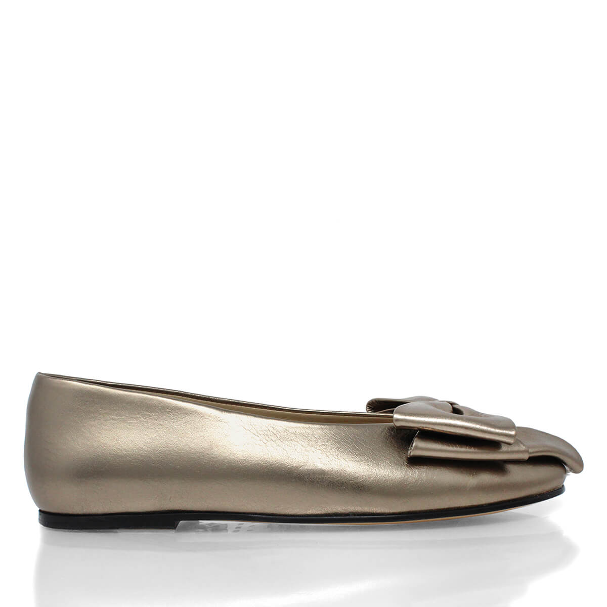 LULU - Seda Regina Romero Zapato Flat Balerina de Piso Para Dama en Piel
