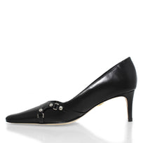 1993 - Black Regina Romero Low Heel Sneaker Shoe for Women in Leather