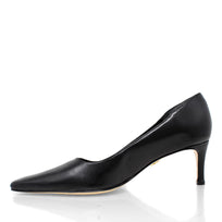 CRUZ 60 - Negro Regina Romero Zapato Zapatilla Tacon Bajo Para Dama en Piel