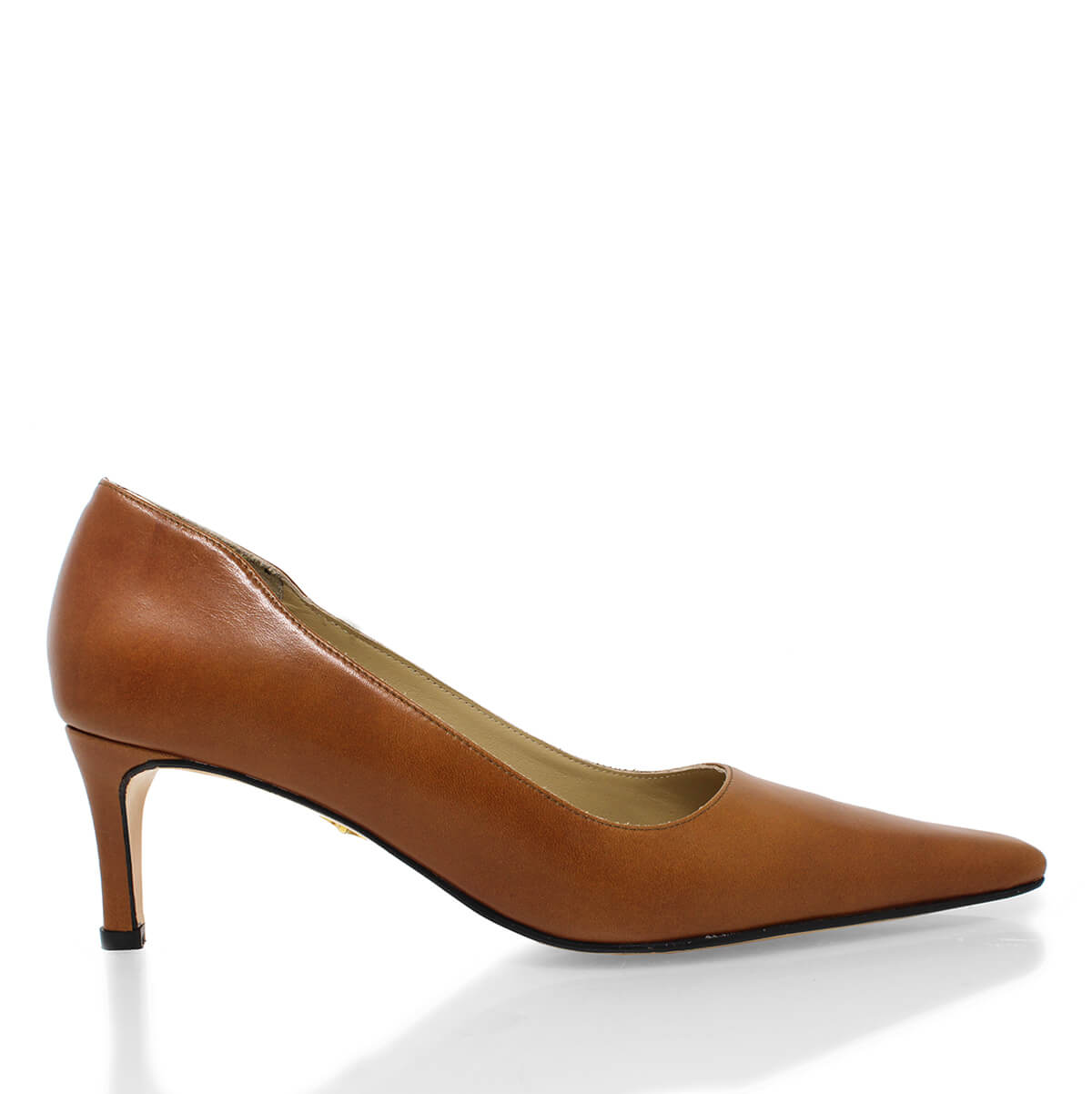 CRUZ 60 - Miel Regina Romero Zapato Zapatilla Tacon Bajo Para Dama en Piel