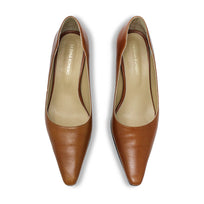 CRUZ 60 - Miel Regina Romero Zapato Zapatilla Tacon Bajo Para Dama en Piel
