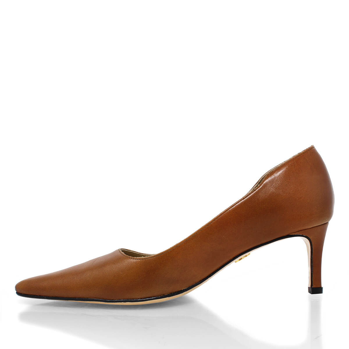 CRUZ 60 - Miel Regina Romero Zapato Zapatilla Tacon Bajo Para Dama en Piel