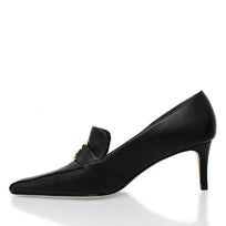 LONDON 60 - Negro Regina Romero Zapato Zapatilla Tacon Bajo Para Dama en Piel