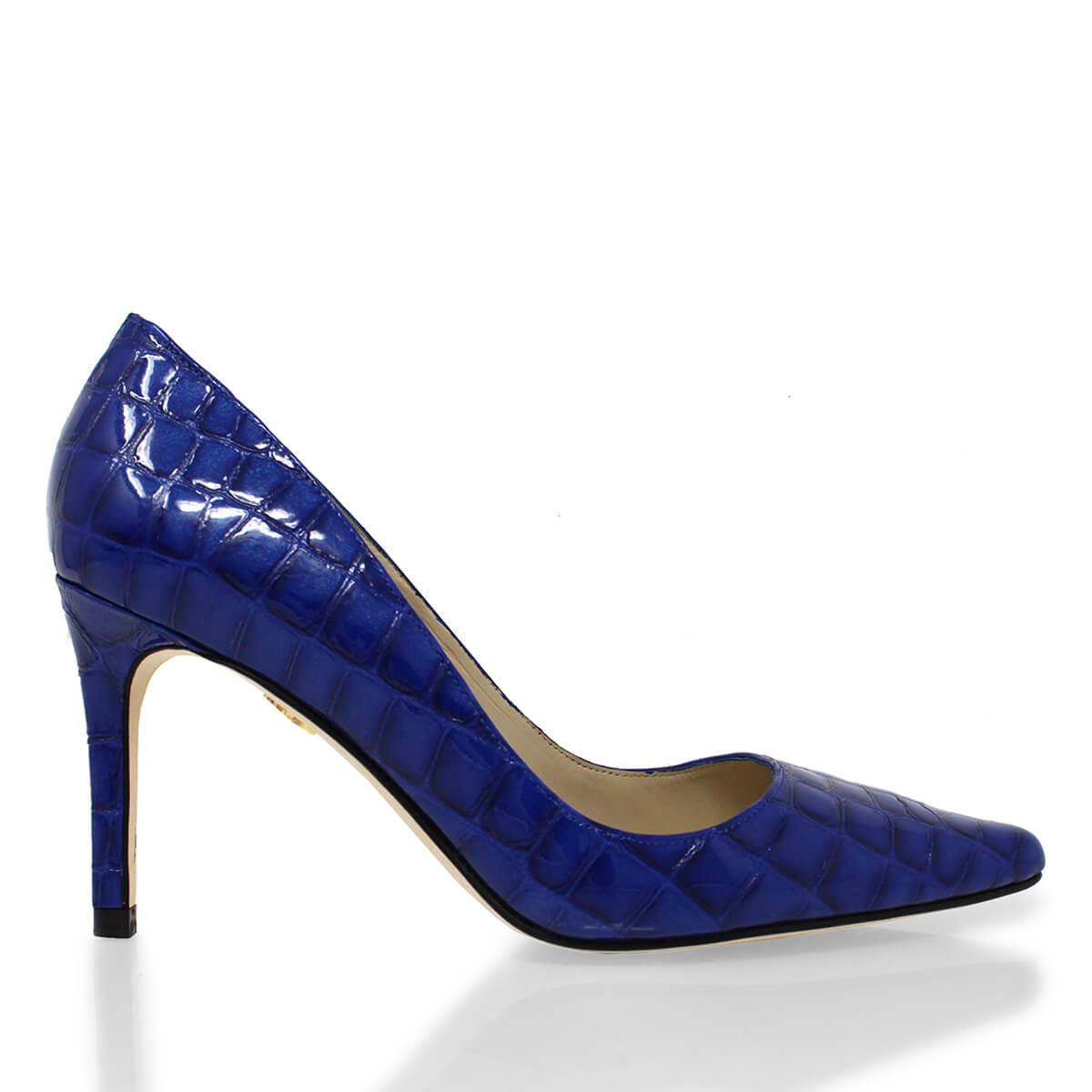 Tacón Alto Tacones Azules Oscuros REGINA PUMP 75 Azul Rey Regina