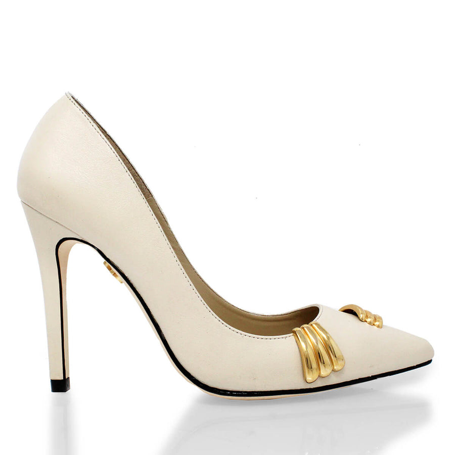 ASTRA 105 - Black Regina Romero High Heel Sneaker for Lady in Leather