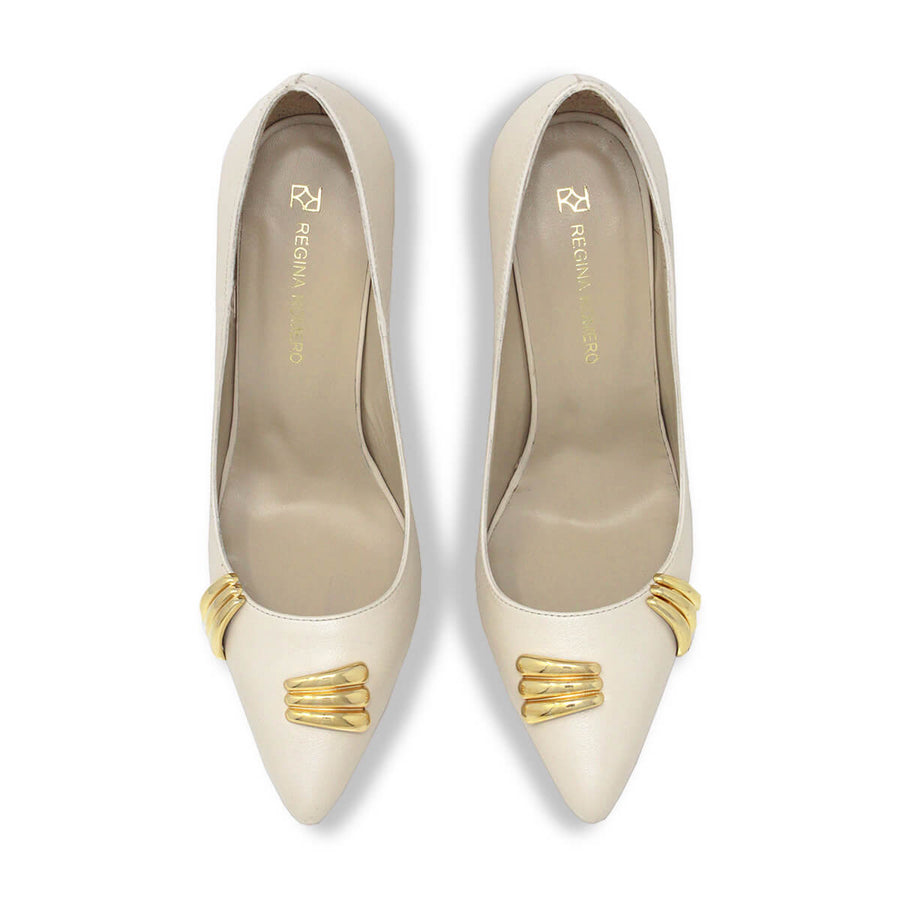 ASTRA 105 - Black Regina Romero High Heel Sneaker for Lady in Leather