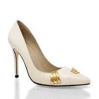 ASTRA 105 - Black Regina Romero High Heel Sneaker for Lady in Leather