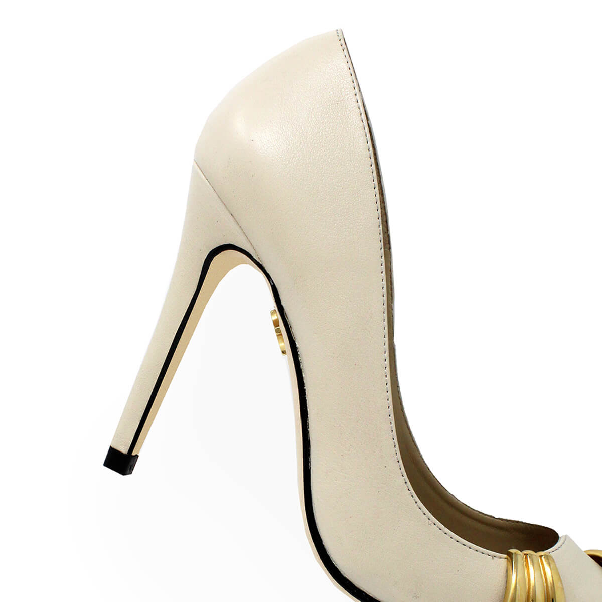 ASTRA 105 - Black Regina Romero High Heel Sneaker for Lady in Leather