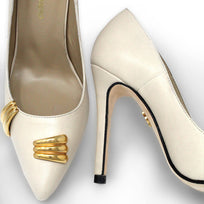 ASTRA 105 - Black Regina Romero High Heel Sneaker for Lady in Leather