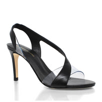 AXEL 85 - Negro Regina Romero Zapato Sandalia Zapatilla Tacon Alto Para Dama en Piel