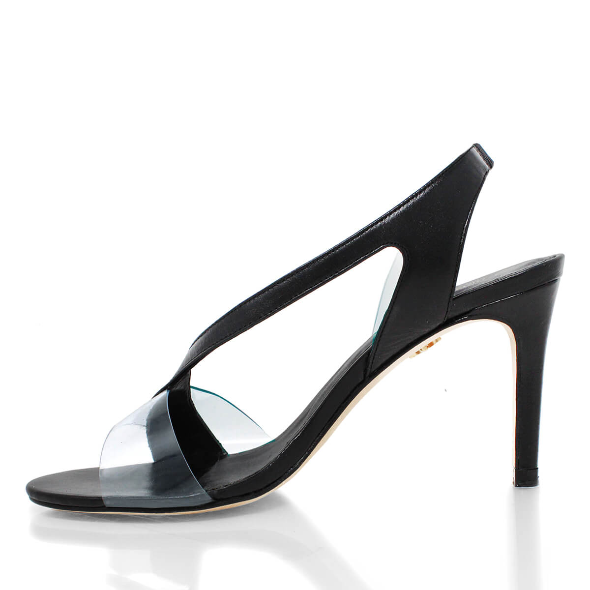 AXEL 85 - Negro Regina Romero Zapato Sandalia Zapatilla Tacon Alto Para Dama en Piel