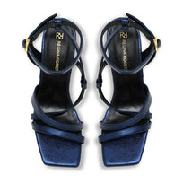 PIA 100 - Esmeralda Regina Romero High Heel Sandal Shoe for Lady in Leather