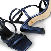 PIA 100 - Esmeralda Regina Romero High Heel Sandal Shoe for Lady in Leather