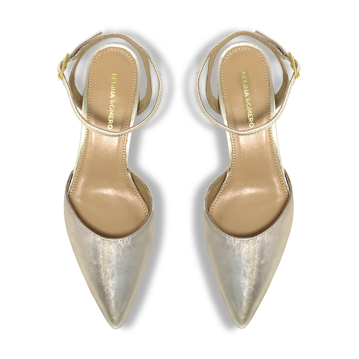 URSULA 50 - Seda Regina Romero Zapato Zapatilla Tacon Bajo Para Dama en Piel