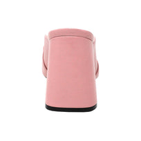 BASS 75 - Rosa Claro Regina Romero Zapato Sandalia Zapatilla Tacon Alto Para Dama en Piel