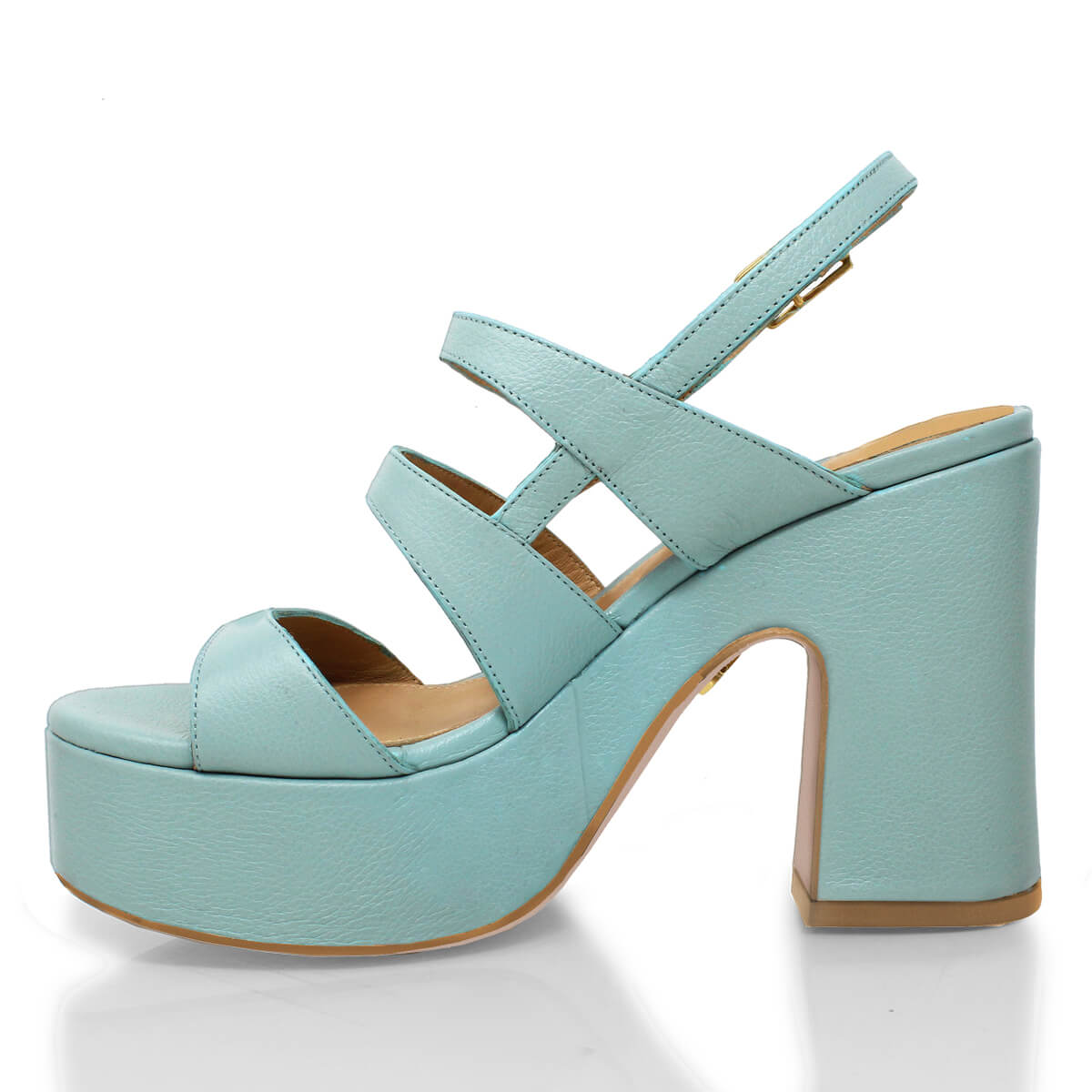 MARITE 105 - Aqua Regina Romero Zapato Sandalia Plataforma Tacon Alto Para Dama en Piel