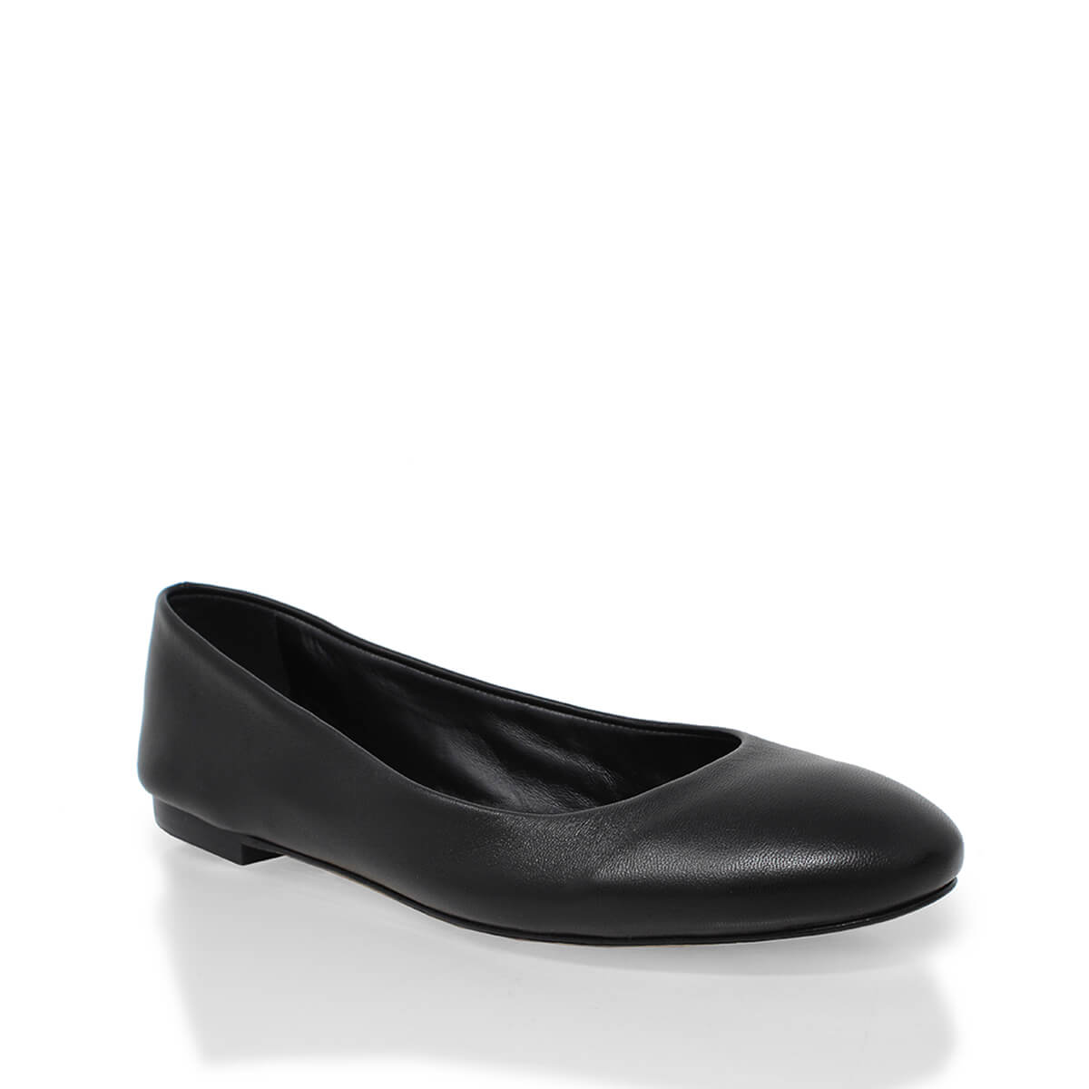 IZAR - Negro Regina Romero Zapato Flat Balerina de Piso Para Dama en Piel